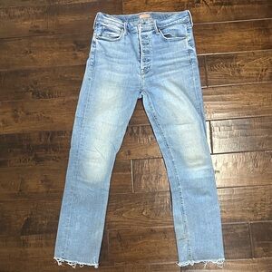 Mother straight leg jeans